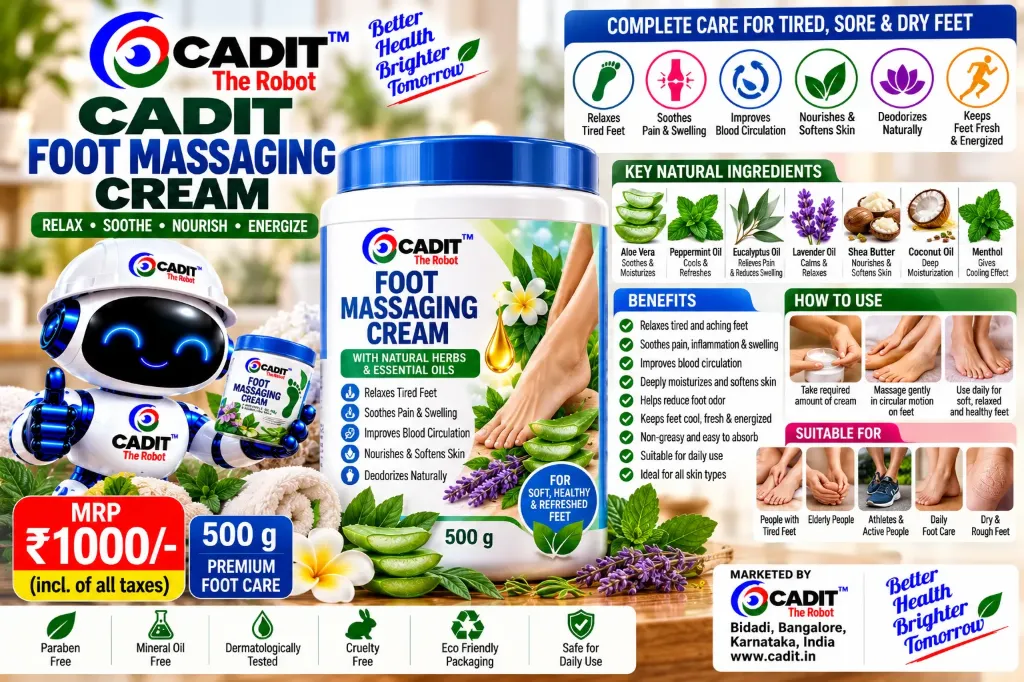 [CADIT-COS-004] FOOT MASSAGING CREAM