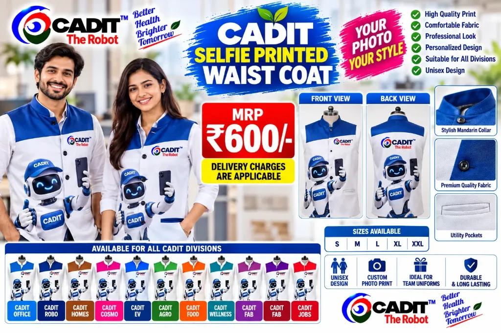 [CADIT-FAB-004] SELFIE PRINTED WAIST COATS