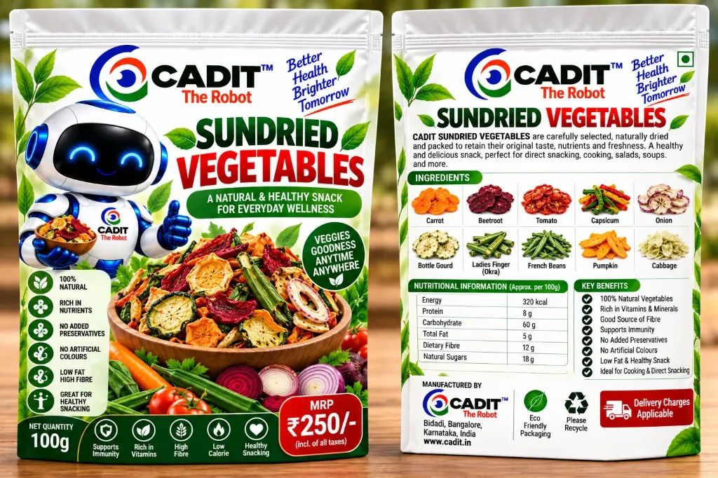 [CADIT-FOD-013] SUNDRIED VEGETABLES