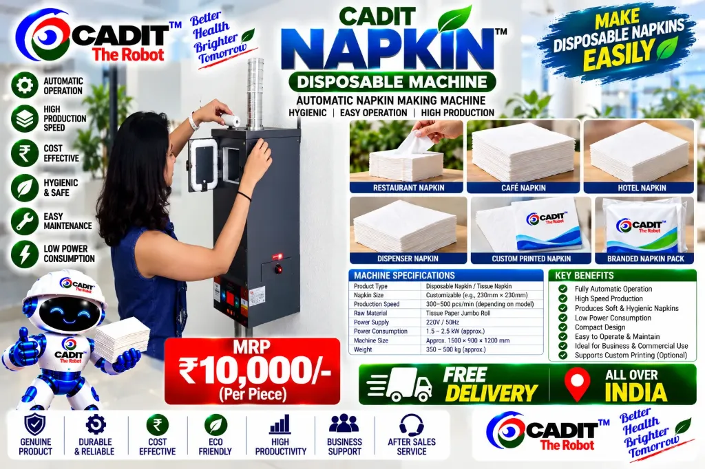 [CADIT-ROB-004] NAPKIN DISPOSABLE MACHINE